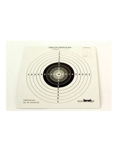 Tarcze papierowe 14x14 cm 100 szt.