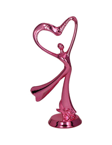 Figurka plastikowa różowa - taniec