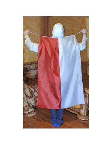 Peleryna kibica polska 120x80cm