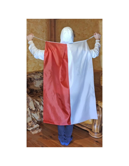 Peleryna kibica polska 120x80cm