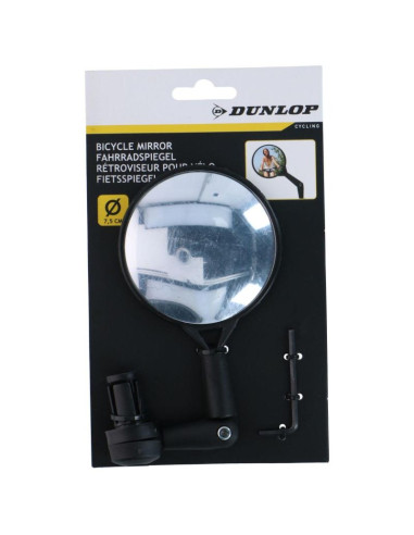 Lusterko rowerowe śr 7,5cm dunlop