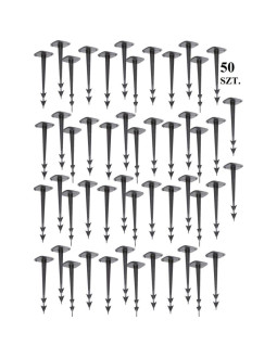 Szpilki groty kołki do agrowłókniny harpoon peg wys. 12,5cm 50szt