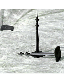 Szpilki groty kołki do agrowłókniny harpoon peg wys. 12,5cm 50szt 2