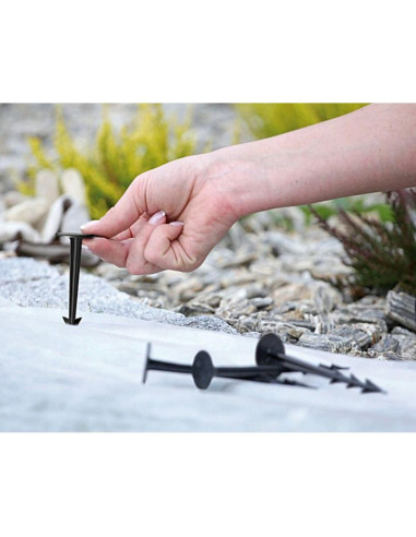 Szpilki groty kołki do agrowłókniny harpoon peg wys. 12,5cm 50szt