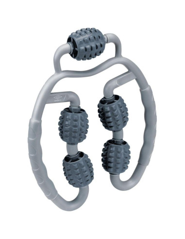 Wałek roller fitness 5 rolek umbro szary