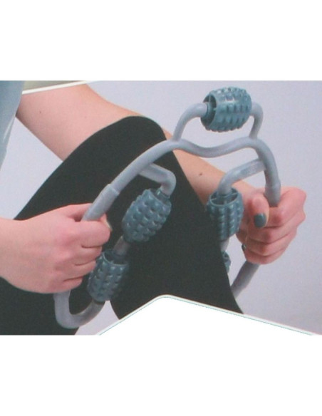 Wałek roller fitness 5 rolek umbro szary