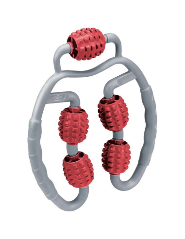 Wałek roller fitness 5 rolek umbro czerwony