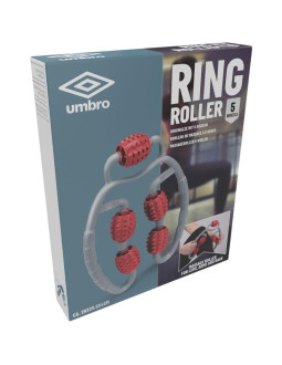 Wałek roller fitness 5 rolek umbro czerwony 2