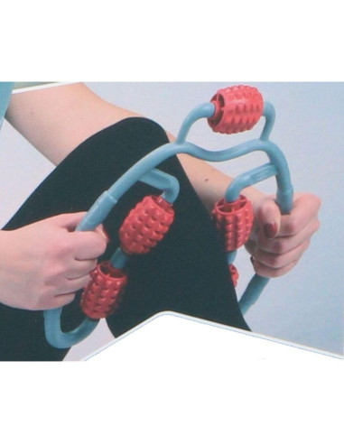 Wałek roller fitness 5 rolek umbro czerwony