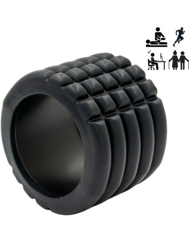 Wałek roller do ćwiczeń czarny 14x10cm enero fit