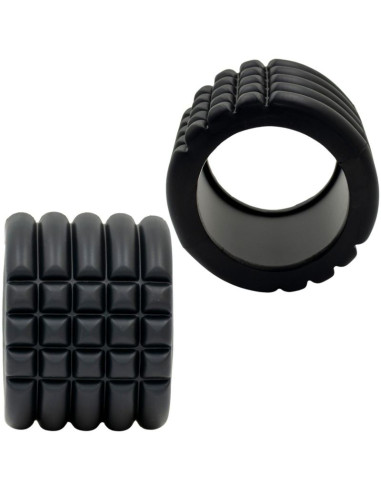 Wałek roller do ćwiczeń czarny 14x10cm enero fit