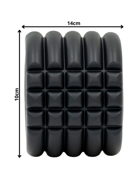Wałek roller do ćwiczeń czarny 14x10cm enero fit