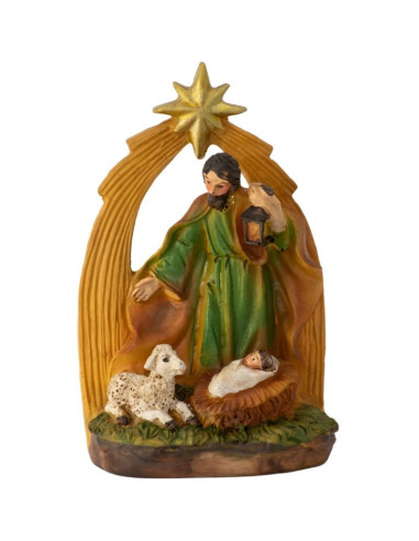 Szopka bożonarodzeniowa stajenka święta rodzina 13cm józef