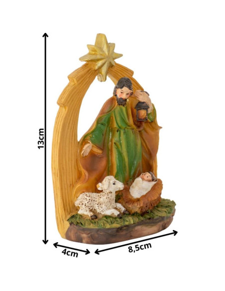 Szopka bożonarodzeniowa stajenka święta rodzina 13cm józef