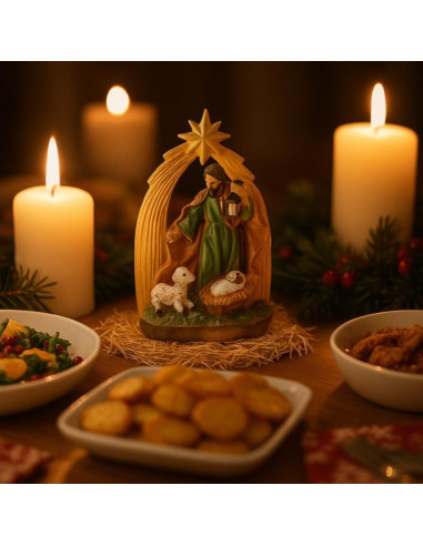 Szopka bożonarodzeniowa stajenka święta rodzina 13cm józef