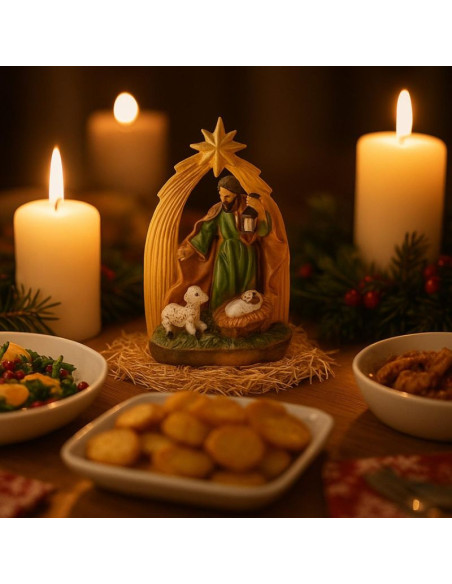 Szopka bożonarodzeniowa stajenka święta rodzina 13cm józef