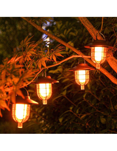 Lampa solarna efekt płomienia 2w1 6led smd