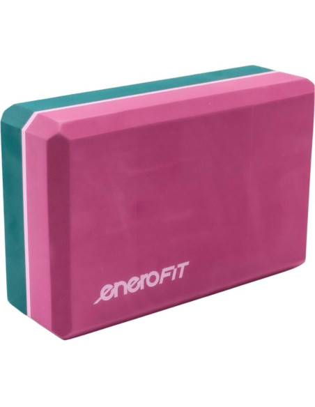 Blok kostka do ćwiczeń joga pilates fitness tricolor enero fit