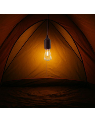 Lampa żarówka kempingowa turystyczna na baterie redcliffs wzór 2