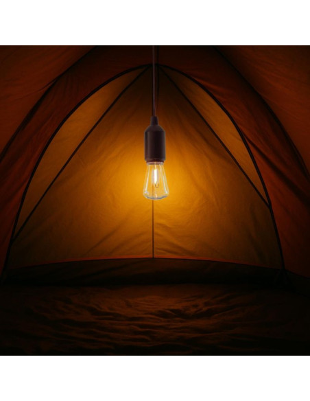 Lampa żarówka kempingowa turystyczna na baterie redcliffs wzór 2