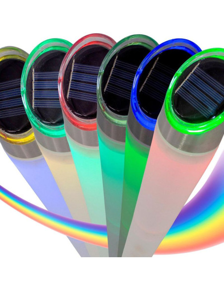 Lampa solara pathway 4led 2 kolory 32,5cm