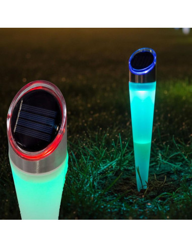 Lampa solara pathway 4led 2 kolory 32,5cm