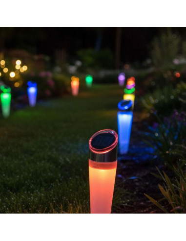 Lampa solara pathway 4led 2 kolory 32,5cm