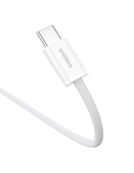 Kabel baseus superior typ c-typ c 30w 1m (biały)