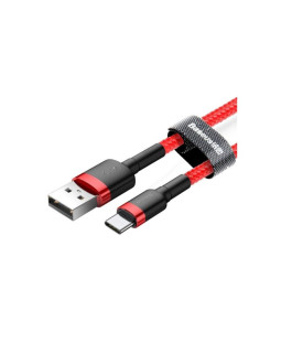 Kabel baseus cafule catklf-c09 (usb 2.0 - usb typu c   2m  kolor czarno-czerwony) 2