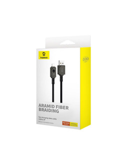 Kabel baseus unbreakable usb-ip 2.4a 2m (czarny) 2