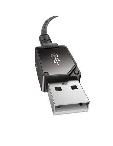 Kabel baseus unbreakable usb-ip 2.4a 2m (czarny)