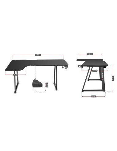 Biurko gamingowe huzaro hero 7.7