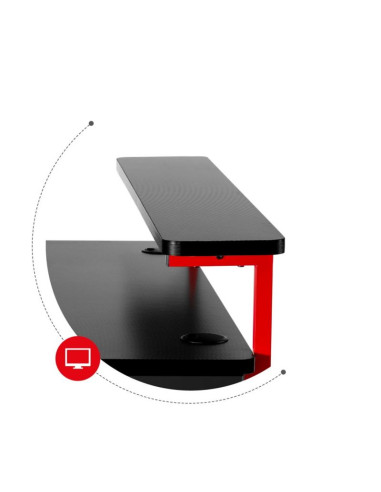 Biurko gamingowe hz-hero 5.0 red