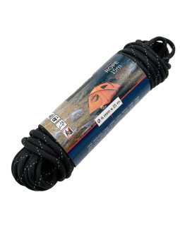 Linka turystyczna odblaskowa 15m czarny redcliffs