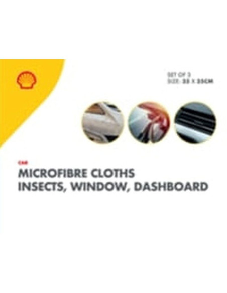 Ściereczka do czyszczenia z microfibre 35x35cm 3szt shell