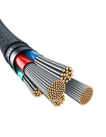 Kabel baseus unbreakable usb c-ip 20w 1m (biały)