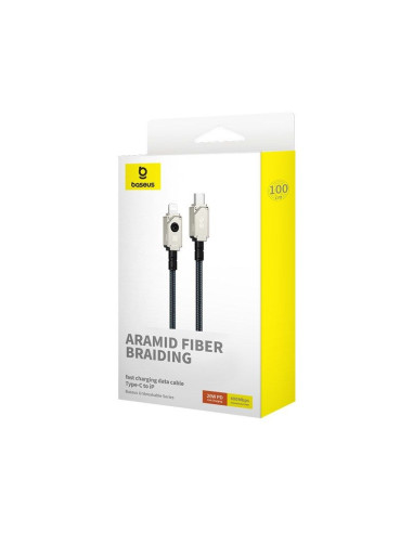 Kabel baseus unbreakable usb c-ip 20w 1m (biały)