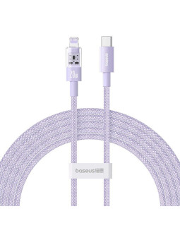 Kabel baseus gem usb c-ip 20w 2m (fioletowy)