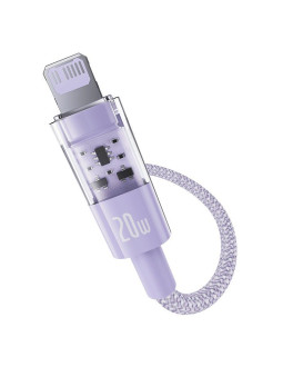 Kabel baseus gem usb c-ip 20w 2m (fioletowy) 2