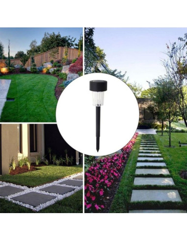 Lampa solarna plastikowa 4,5x31cm led- kpl.4szt