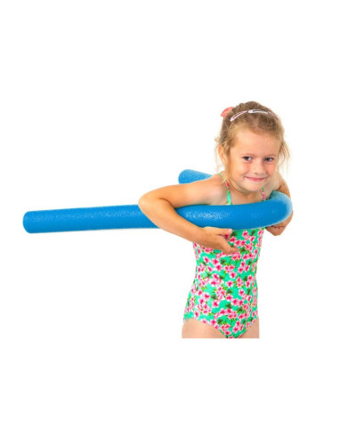 Makaron noodle do nauki pływania na basen enero 150x6cm niebieski