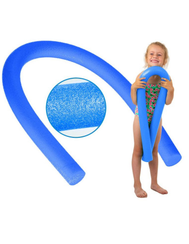 Makaron noodle do nauki pływania na basen enero 150x6cm niebieski
