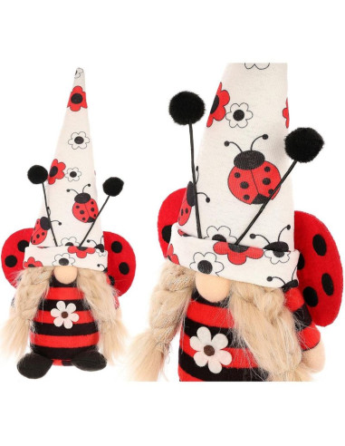 Skrzat gnom biedronka girl 24cm dekoracja wiosenna