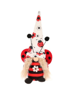 Skrzat gnom biedronka girl 24cm dekoracja wiosenna 2