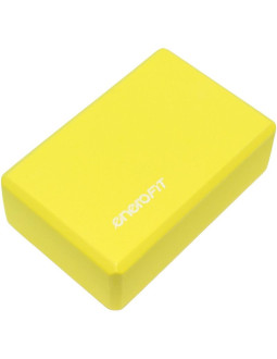 Blok kostka do ćwiczeń joga pilates fitness żółta enero fit 2