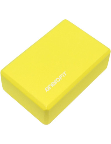 Blok kostka do ćwiczeń joga pilates fitness żółta enero fit