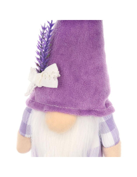 Skrzat gnom lawenda boy 20cm dekoracja wiosenna