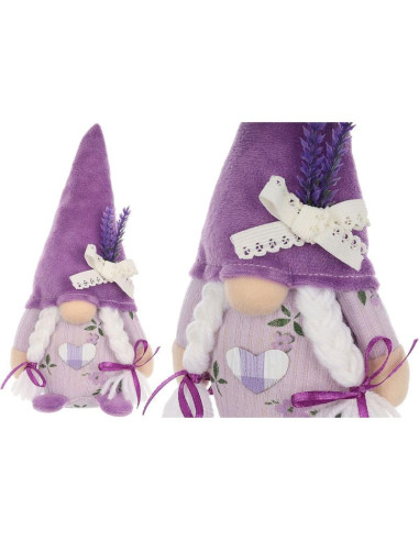 Skrzat gnom lawenda girl 20cm dekoracja wiosenna
