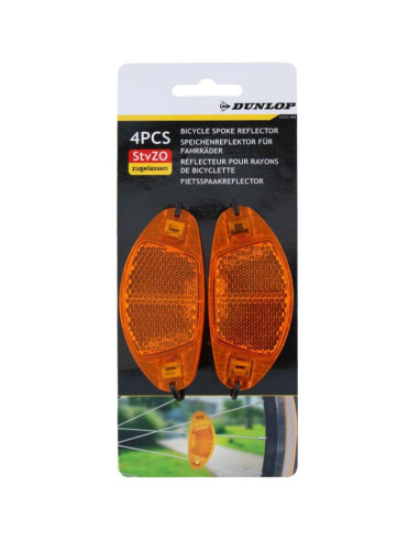Odblaski na koła szprychy 4szt dunlop