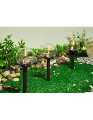 Lampa solarna kula ozdobna 10x34.5cm